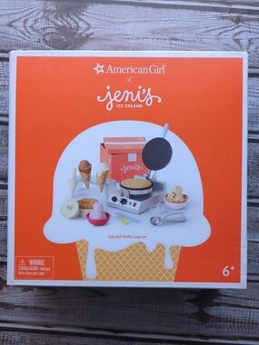 American Girl x Jeni's Ice Cream Splendid Waffle Cone Set